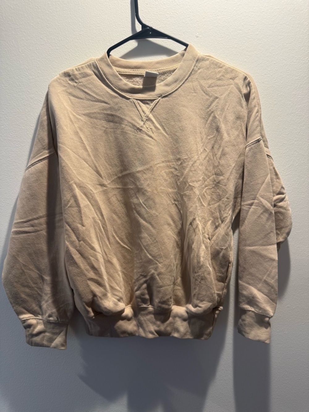 Women's Cream Crewneck Sweatshirt - Classic Pullover